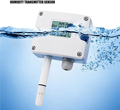 Sensor de transmissor de umidade de temperatura do tipo dividido, material ABS 24V DC CA CA Monitor da sonda de umidade do ar de alta