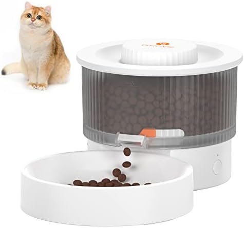 Alimentadores automáticos de gatos automáticos, alimentador lento automático evita inchaço para cães pequenos, alimentador de gatos