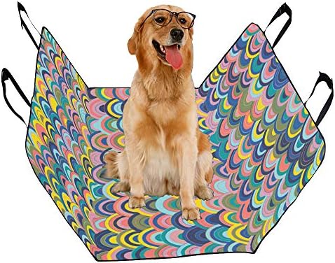 Tampa de assento de cão enevotx personaliza estilo de design de design à mão Capas de assento de carro para cães