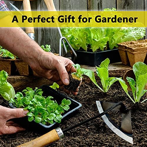 Getyiyi Gardening Hand Tools Hoe Shovel Acessórios de maconha para maconha Presentes de jardinagem duráveis ​​para