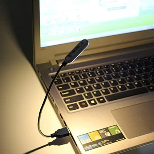 Lâmpada de leitura USB emvanv, mini -livro de notebooks de notebook de computador, porta USB port brilhante LED Night Light for Notebook