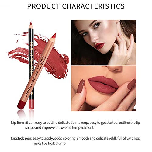 Liner Liner + Lipstick Pen Conjunto fosco Sexy Sexy Longing Makeup Beauty o dia todo para mulheres
