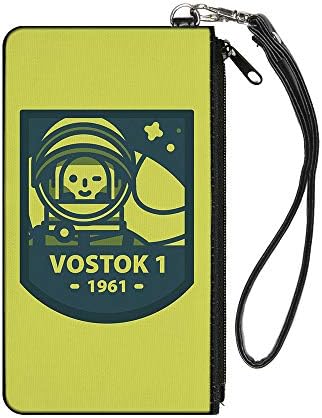 Carteira Zip Vostok 1-1961 Acessório grande, Vostok 1-1961, 8 x 5