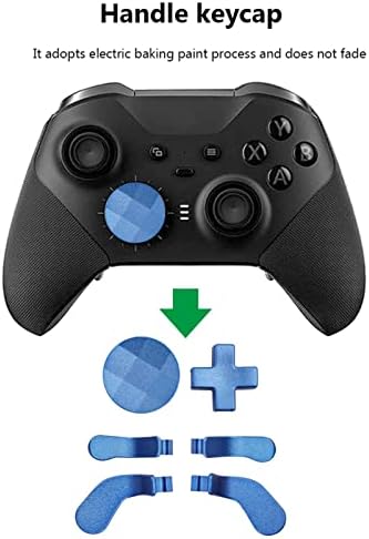 TX Girl 6 peças Botões de gatilho Papdles Definir acessórios de jogo Substituição para Xbox One Elite 2 Gen Keycap Game Controller