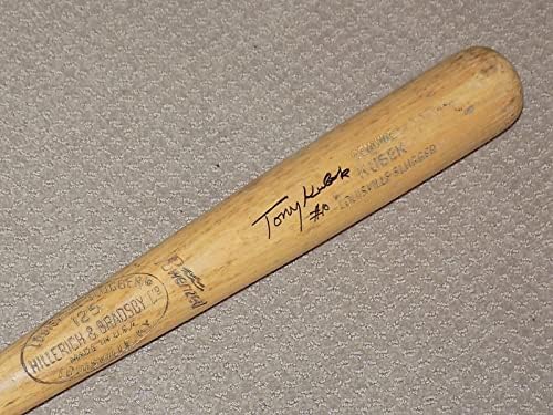Tony Kubek H&B Game usado Bat assinado New York Yankees JSA NBC - Jogo usado MLB Bats