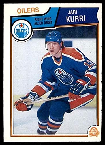 1983 O-Pee-Chee 34 Jari Kurri Edmonton Oilers-Hockey Ex Oilers-Hockey