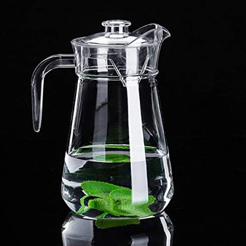 Chaleira de chá de hemotão arremessador de chá acrílico arremessador de água acrílica arremessador transparente com tampa