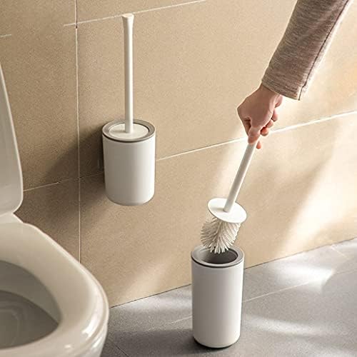 Escova de vaso sanitário zaahh sporue shelfer silicone longa alça de vaso sanitário pincel pincel doméstico montado na parede tigela de higiene pincel de higiene escova de vaso sanitário pincel