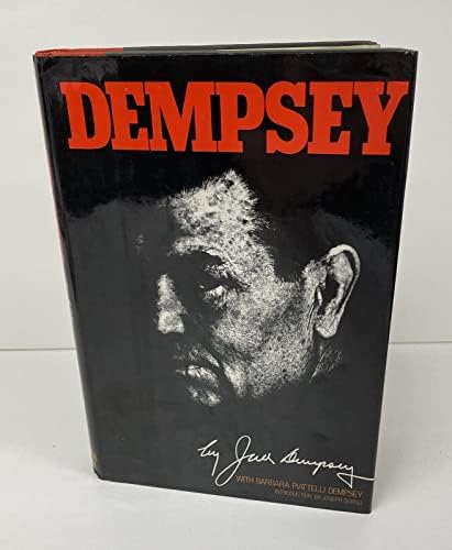 Jack Dempsey assinou o livro “Dempsey” com o B&E Hologram - revistas de boxe autografadas