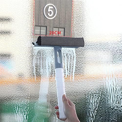 Koaius Chuveiro porta de chuveiro Limpador de limpeza da janela Limpador de vidro para espelho de banheiro Janela telescópica