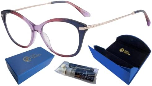 Vinci Verona Blue Light Blocking Glasses para mulheres com lentes claras anti -oculares, redução de brilho e proteção UV