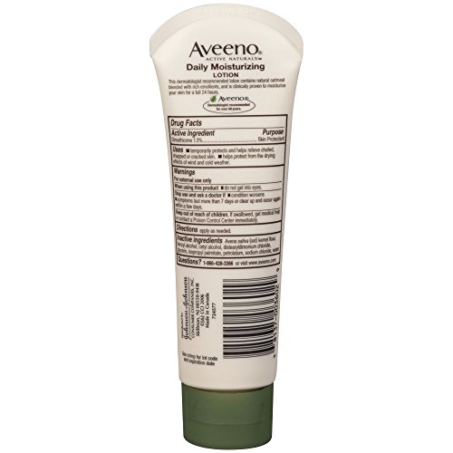 Loção hidratante diária de Aveeno, 2,5 onças