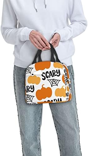 Bag de almoço de abóbora Mulheres pequenas sacolas mais frias lancheiras isoladas para garotas adolescentes lanchonetes para homens