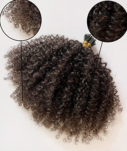 Extensões de cabelo humano de ITIP de ITIP afro Itip I Brasil Extensões de cabelo Brazia