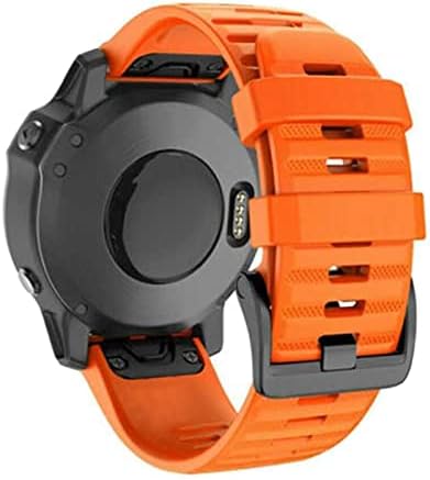 Ghfhsg 22 26mm de relógio inteligente QuickFit Smart tiras para Garmin Fenix ​​7 7S 7x Fenix ​​6 6x 5S 5x mais 935 945 3HR Liberação rápida pulseiras de silicone