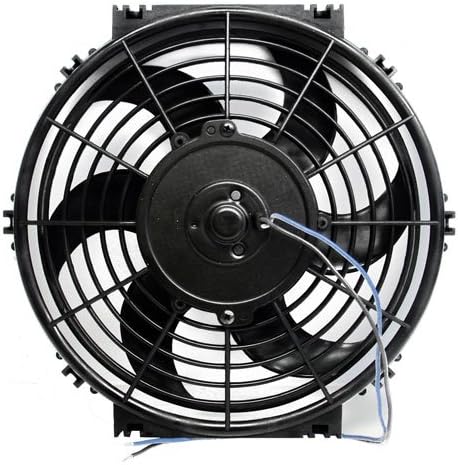 Ventilador de resfriamento elétrico, alto desempenho, 10 em ventilador, push/pux