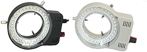 JF-XUAN 110V-240V 32 LED Saída USB Lâmpada de luz de anel ajustável Compatível com lâmpada de câmera industrial de microscópio