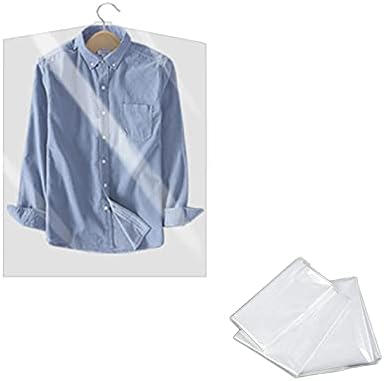 ACOOLTD 20 pacotes Disponível Tampa de pó de vestuário de plástico transparente, capa de poeira de roupas, bolsa de roupas de limpeza a seco