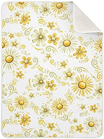 Clanta de férias com férias Bobertor de algodão para bebês, recebendo cobertor, cobertor leve e macio para berço, carrinho, cobertores de berçário, 30x40 in, branco