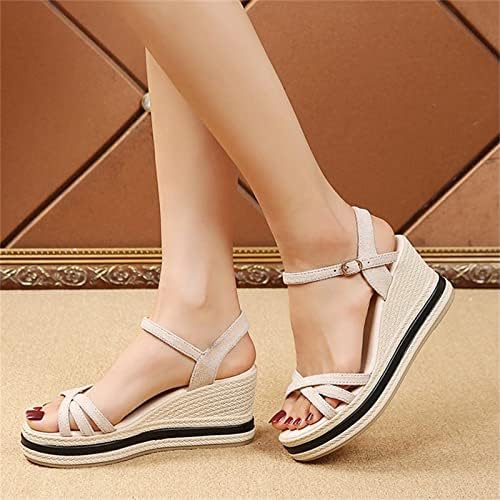 Sandálias de verão para mulheres estampas elegantes/colorido puro bloco de cores grossas sandálias de lazer sapatos de noiva tênis de noiva