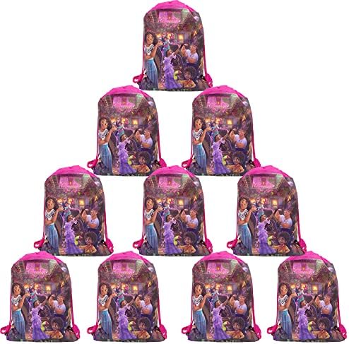 12 bolsas de tração de pacote para casa mágica 14 *11 sacolas de presente para encantamento Backpack Backpack Birthday Birthda