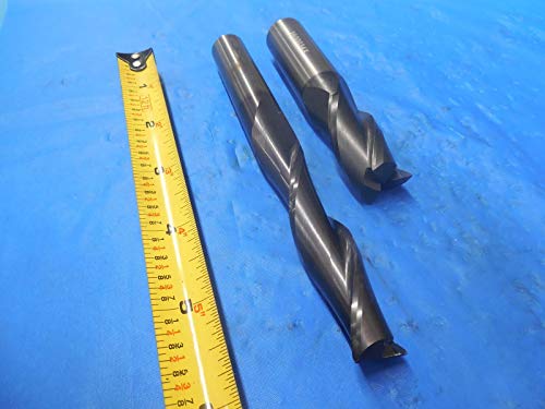 2 usuários de extremidade de carboneto sólido usados ​​5/8 e 3/4 2 e 3 flauta central de corte ponte