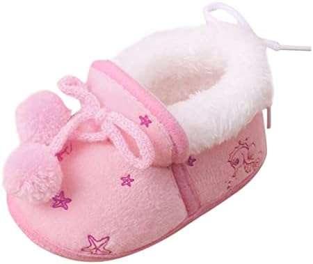 Botas para bebês de 6 a 12 meses de botas para chinelos de chinelos quentes do recém