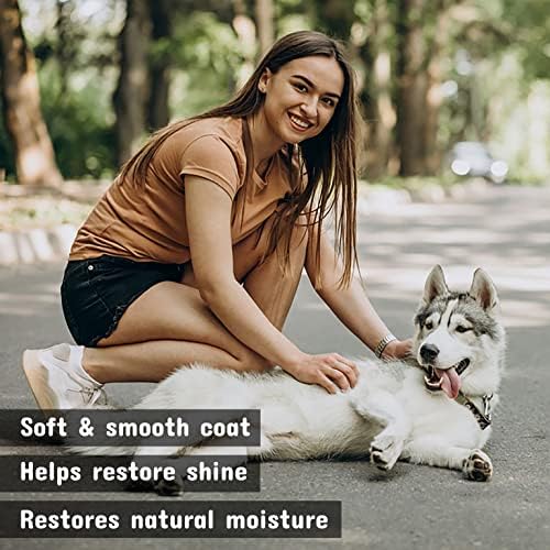Shampoo de texturização de seda para animais de estimação - formulado para casacos grossos - Shine Natural - shampoo para