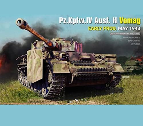 FMOCHANGMDP Tanque 3D Puzzles Modelos de plástico kits, 1/35 Escala alemã Sturmgeschutz III Ausf G 1943 Modelo, brinquedos adultos e presente
