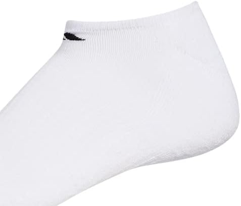 ADIDAS HOMEM ATHLETIC CUSHIONADO NO SHOW SOCKS com arco compressão para um ajuste seguro