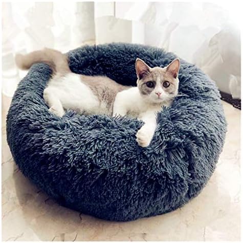 Wanglukang redonda de gato redondo pastel pastel luxuoso cesto cesto de cesta de animais de estimação de almofada gato gato gato animal sono sofá