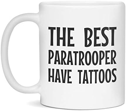 O melhor paraquedista tem tatuagens, brancas de 11 onças