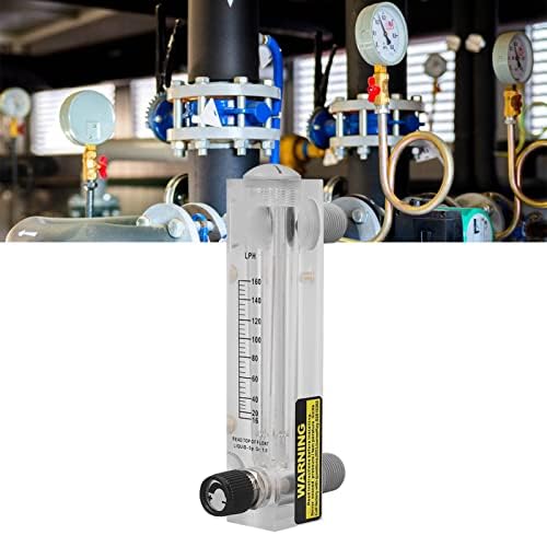 16—160lph de fluxo de fluxo líquido Painel ajustável Tipo de montagem acrílica Medidor de fluxo de água transparente