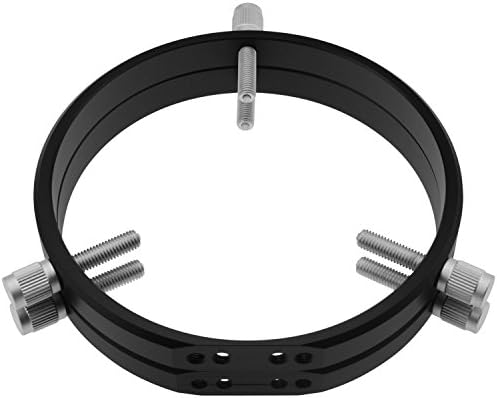 Astromomania Scope ajustável anéis de escopo 152 mm dentro do diâmetro - para diâmetro do tubo do telescópio ou localizadores
