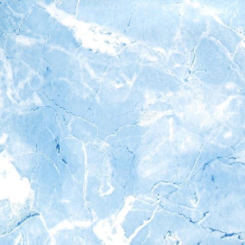 Magic Cover Adesium Adesivo Vinil Liner e Liner Drawer, 18 X9 ', Marble Baby Blue