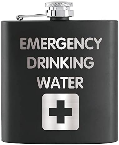 Touner Emergency Water Hip Fxxk para beber tiro de uísque e vodka, presentes de padrinhos, presente de natal do casamento no