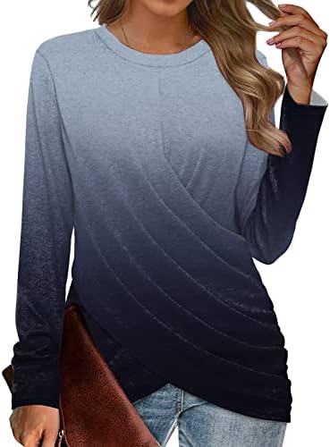Camiseta de manga longa para mulheres nokmopo