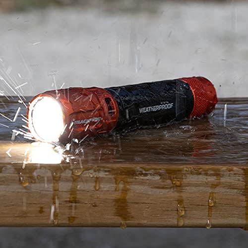 Blackfire - Ferramentas Klein ao ar livre - lanterna de lanterna de 2 cores recarregável BBM6413, 1000 lúmens, coldre e cabo USB -C incluídos, LED vermelho, holofotes e luz de inundação, para uso ao ar livre
