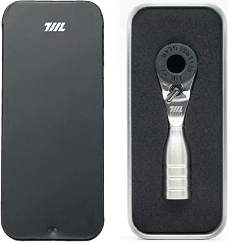 711L Mini Ratchet Chave - menor chave de catraca de 1/4 de polegada do mundo para espaços apertados - conecte -se a qualquer