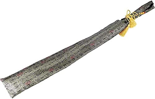 Bolsa de espada aykdas é usada para bolsa de armazenamento de espada de tai chi 51 polegadas Damask Fabric Tai Chi Sacos de espada Kendo Katana Samurai Wakizashi Bolsa de transporte