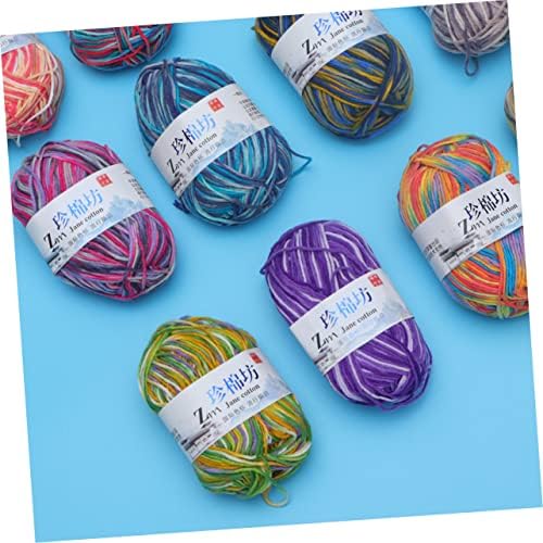 Magiclulu 20 rolo 4 leite orgânico Lã Yarn Yarn Yarn Milk Proteína Fio acrílico Bolas de crochê de fios de malha de malha Gradiente