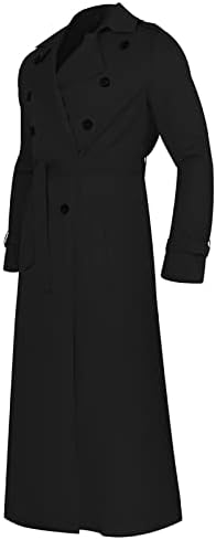 Casacos e jaquetas ymosrh masculino de inverno masculino de luxo de luxo de longa craqueada de lã longa de lã de lã de lã
