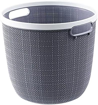 A cesta de armazenamento Xiaosaku cesta a roupa de cesta de plástico grande cesto de cesto de cesto de cesta de armazenamento banheiro