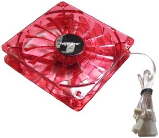 BGEARS 120mm de alto desempenho PWM Technology Fan - Red translúcido
