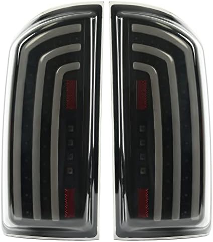 Luzes traseiras LED Kuafu compatíveis com 2007-2009 Dodge Ram 1500 2500 3500 lâmpadas traseiras