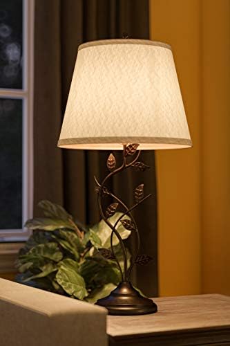 Kenroy Home 32239Orb Ashlen Table Lamp com óleo esfregado de bronze, estilo rústico, 31 altura, 15 largura, 15 profundidade