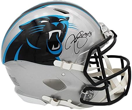 Jonathan Stewart assinou o capacete da Carolina Panthers Speed ​​NFL - capacetes autografados da NFL
