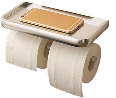 Jydqm banheiro banheiro suporte de papel de parede de armazenamento de armazenamento de armazenamento de armazenamento de alumínio