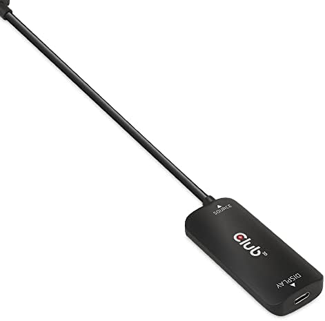 Club3D CAC-1336 HDMI ™+ Micro USB para USB tipo C 4K120Hz ou 8K30Hz M/F Adaptador ativo