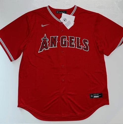 Shohei Ohtani assinou a réplica nike réplica xl autografada MLB Holo - camisas MLB autografadas